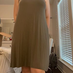 Olive green tanky dress